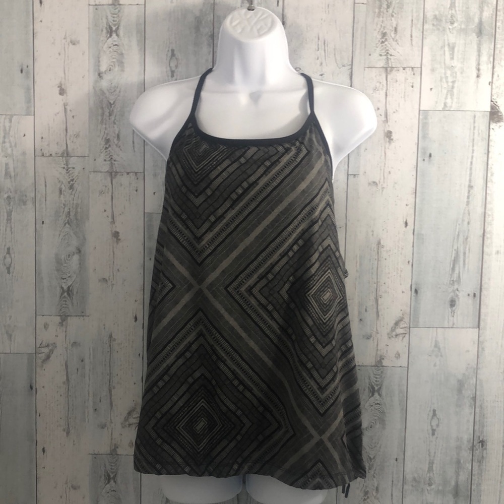 Fabletics Racerback Padded Bra Drawstring Hem Top